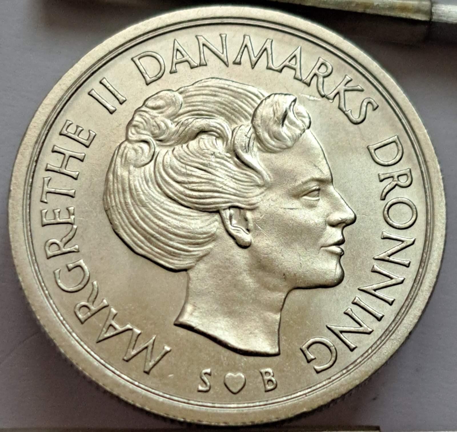 Danija 5 Kronos 1976 KM#863 (B24)