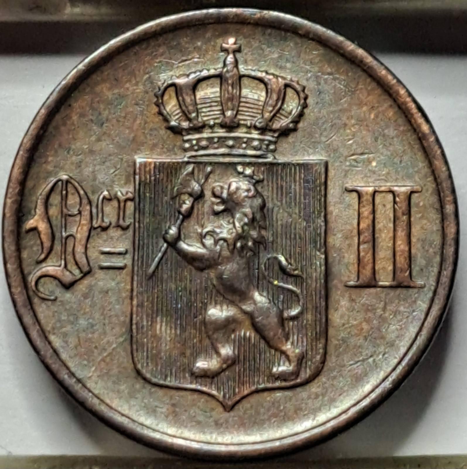 Norvegija 1 Erė 1902 KM#352 (B26)