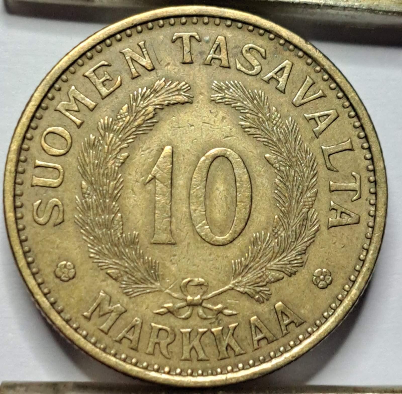 Suomija 10 markių 1931 KM#32A (B30)
