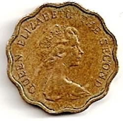 Honkongas. 20 centų ( 1976 ) XF