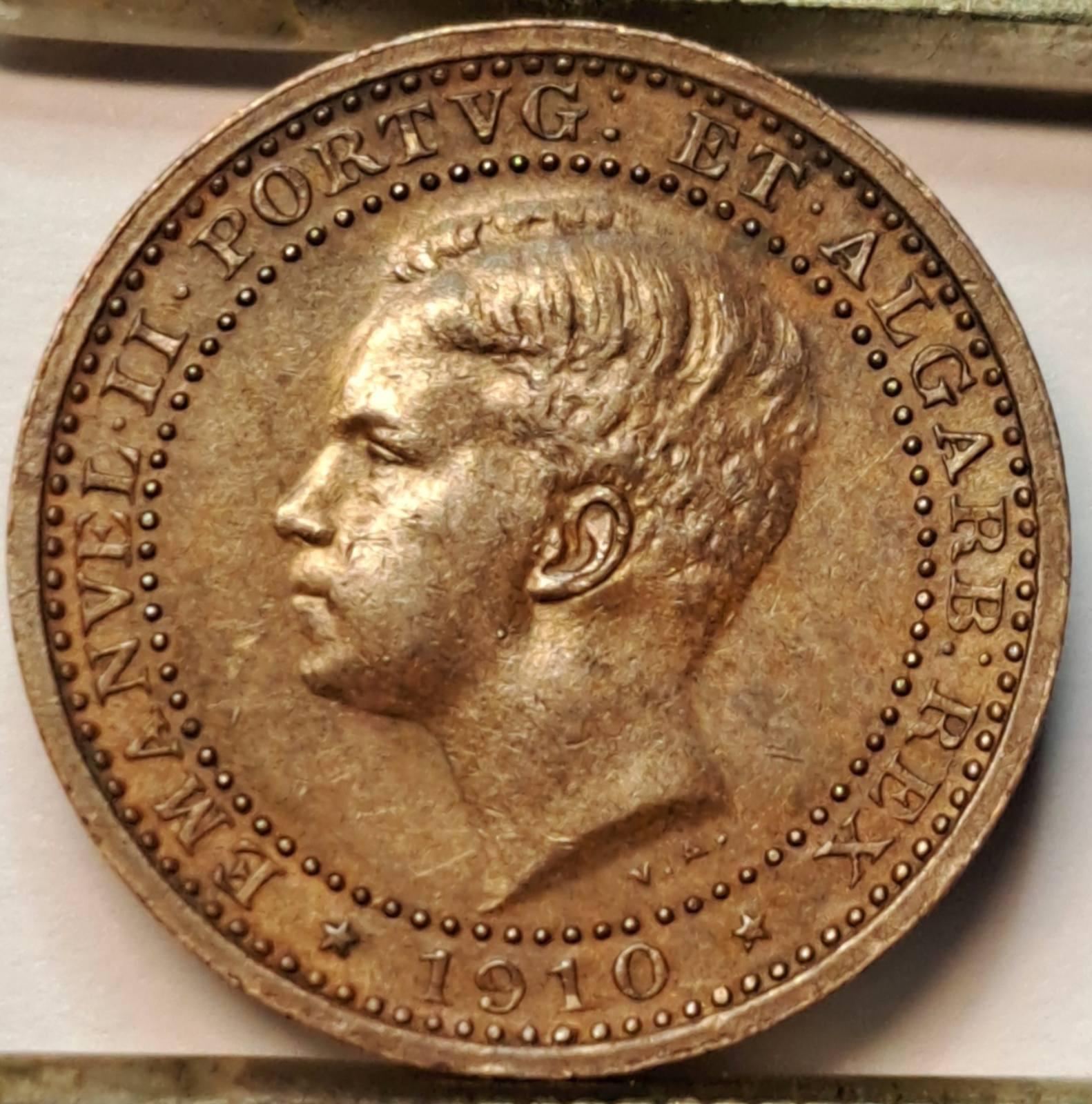 Portugalija 5 Reisai 1910 KM#555 (B53)