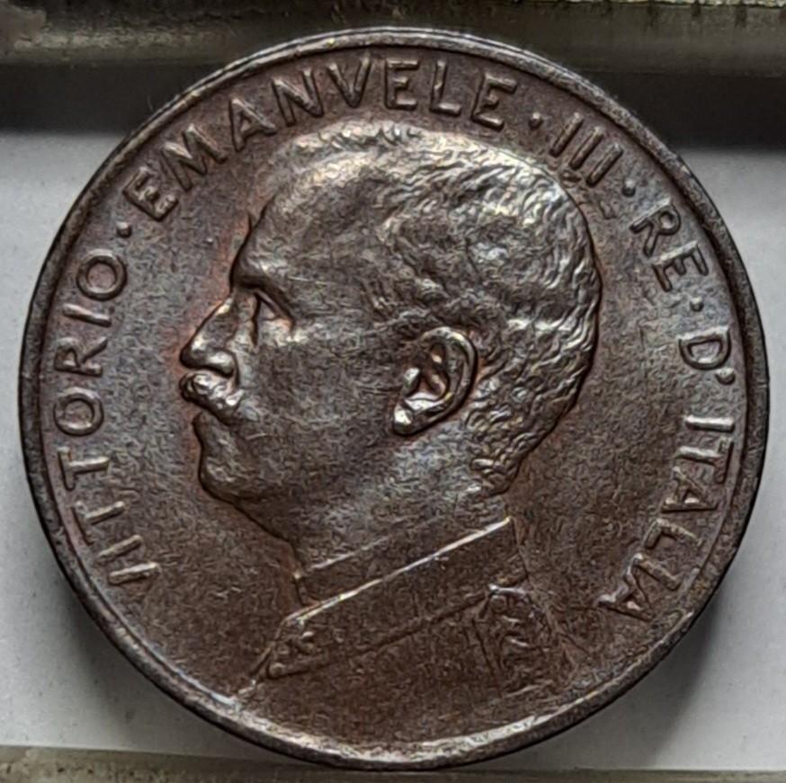Italija 1 čentezinas 1912 UNC KM#40 (7708)