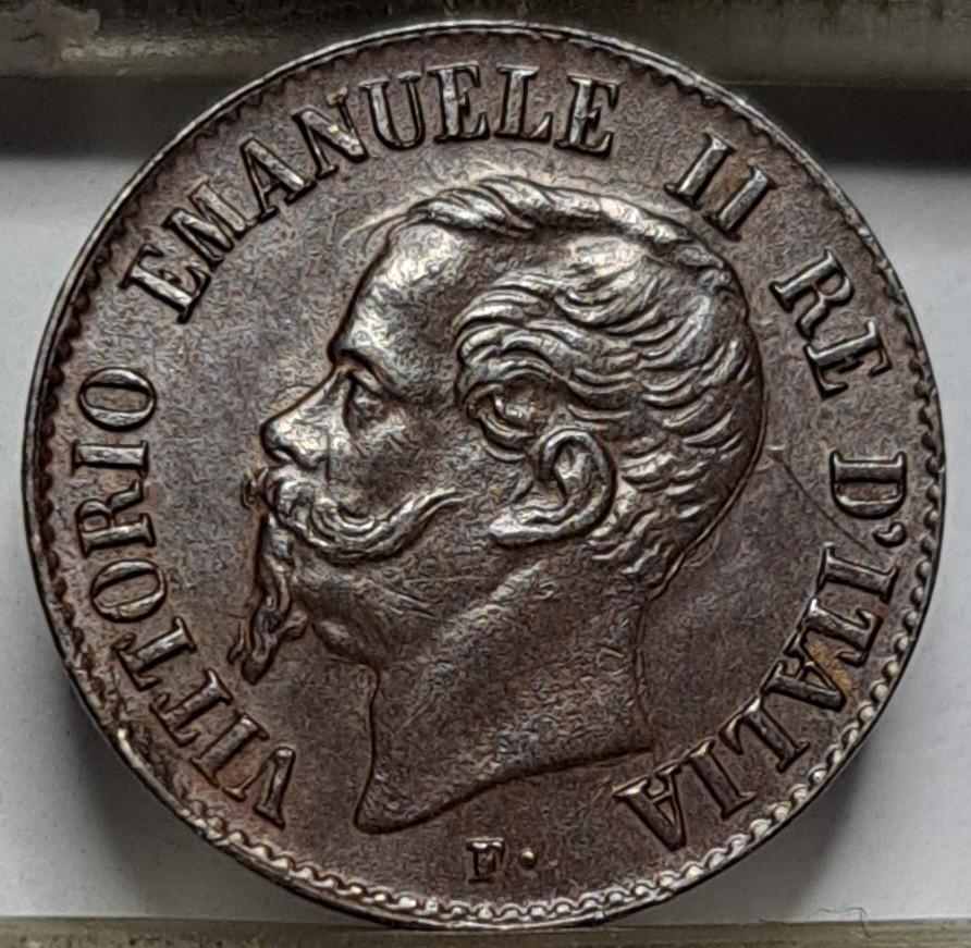 Italija 1 čentezimas M 1867 KM#1 (7707)