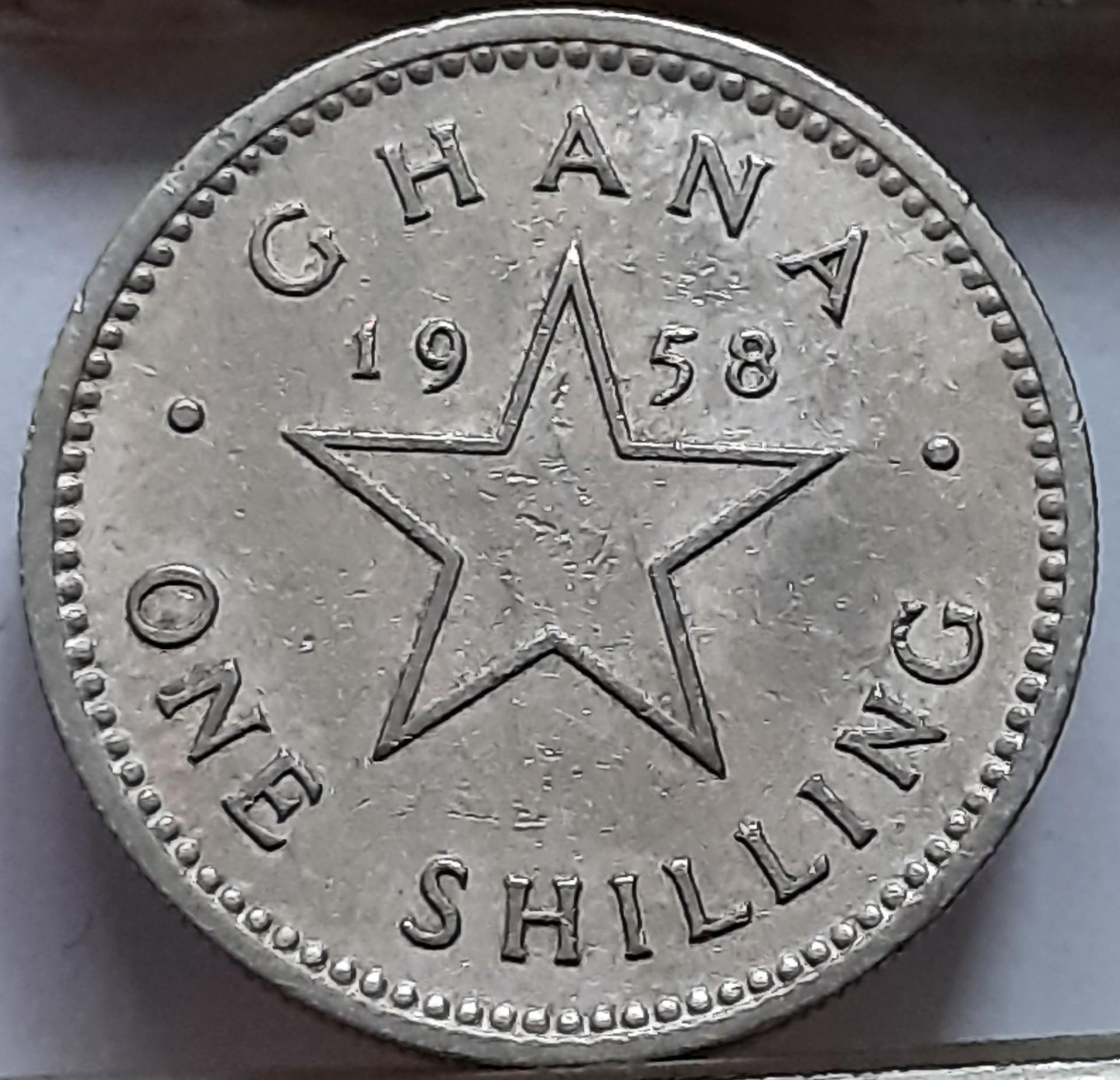Gana 1 Šilingas 1958 KM#5 (B61)