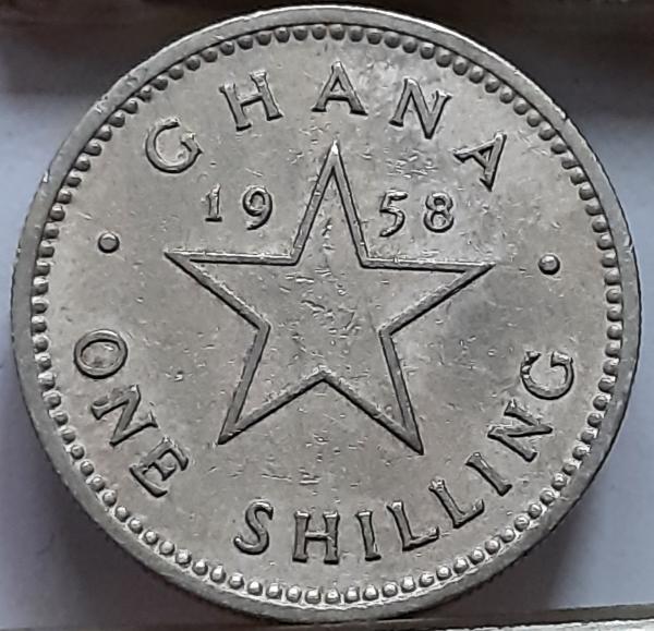 Gana 1 Šilingas 1958 KM#5 (B61)