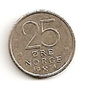 Norvegija. 25 eriai ( 1976 ) XF