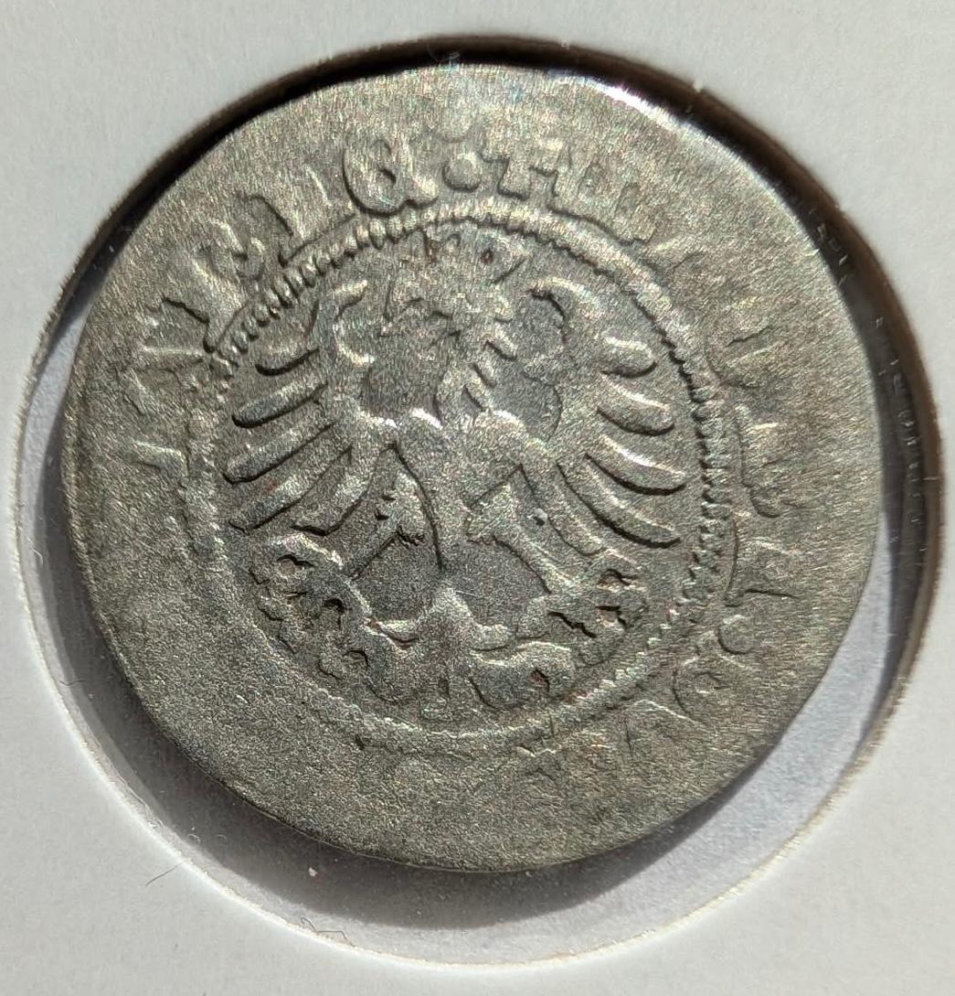 Retas Žygimanto Senojo 1518 pusgrašis 