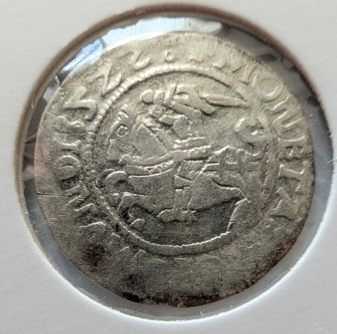 Retas Žygimanto Senojo 1522 pusgrašis 