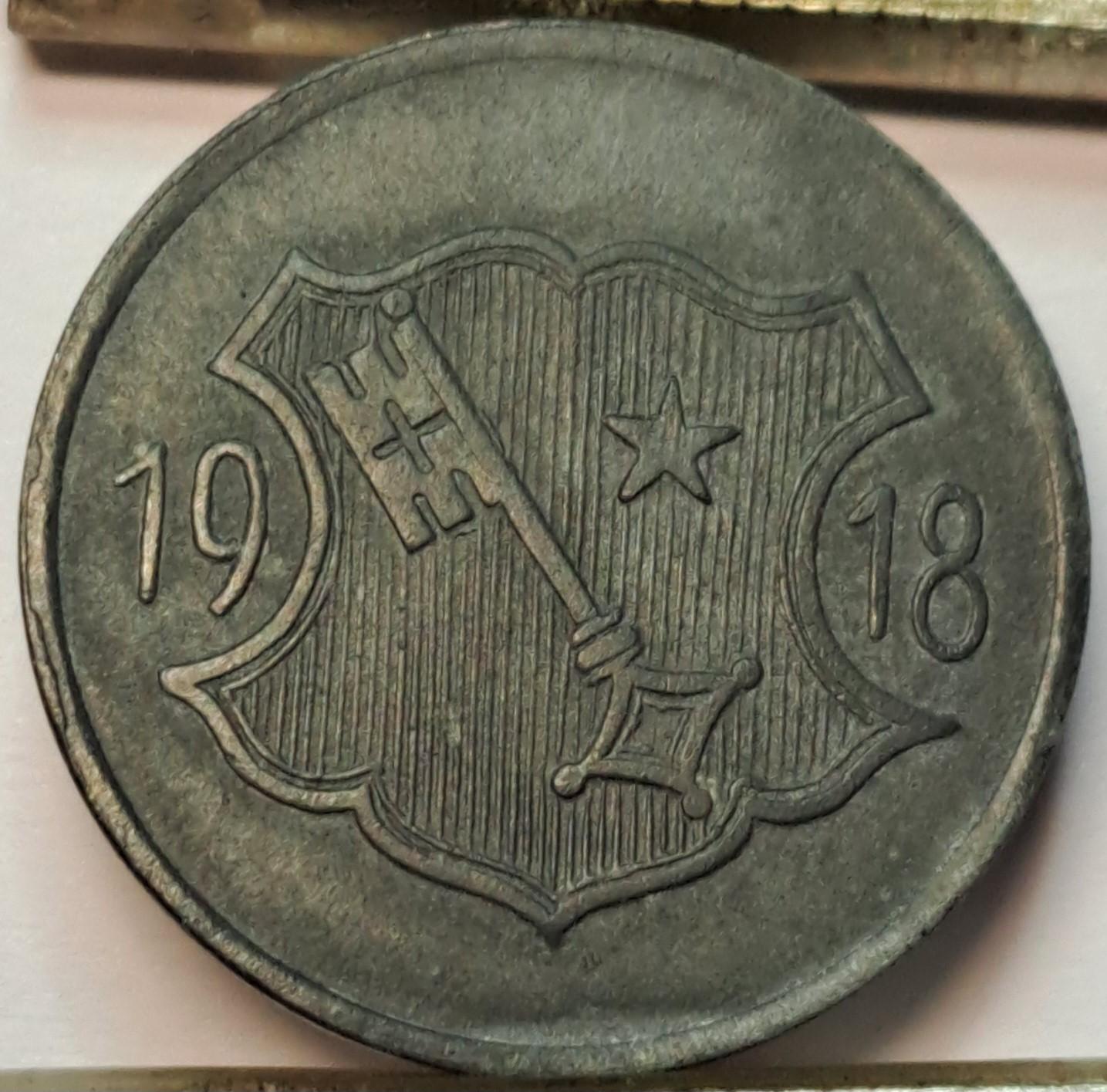 Vokietija - Worms 10 Pfennig 1918 N#50325 (B75)