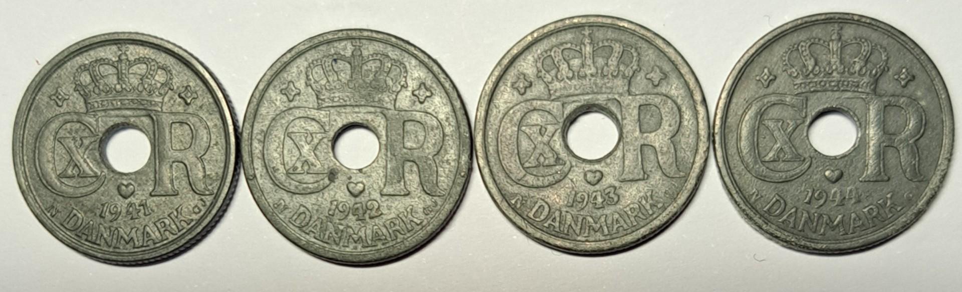 Danija 10 erių 1941-1944 KM#822.2a (B81)
