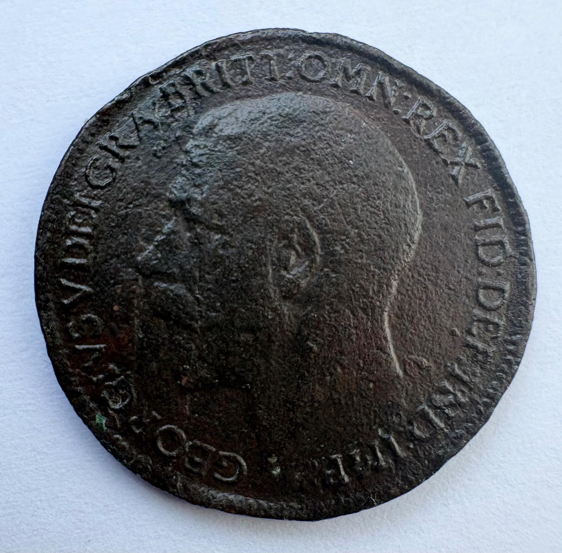 Didžioji Britanija 1 fartingas 1917