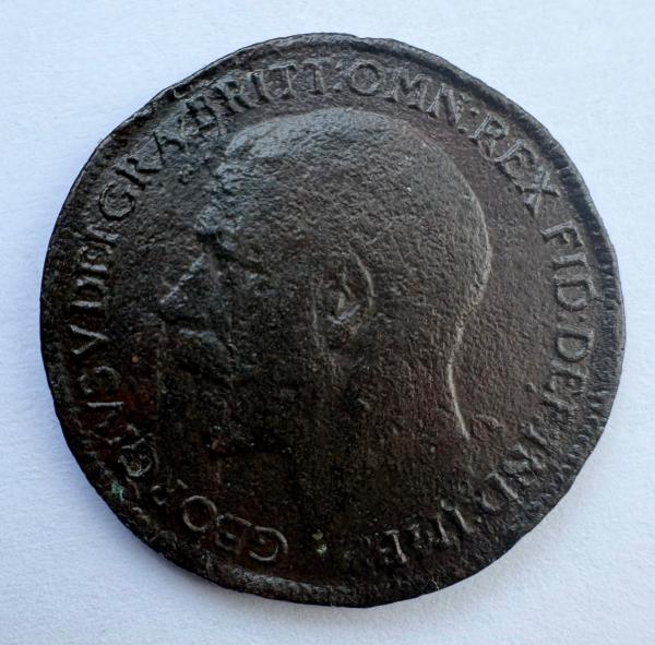 Didžioji Britanija 1 fartingas 1917