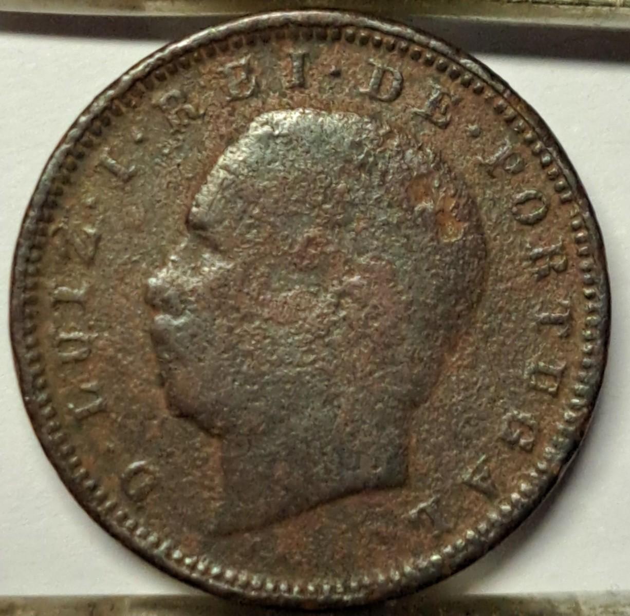 Portugalija 5 Reisai 1882 KM#525 (B83)