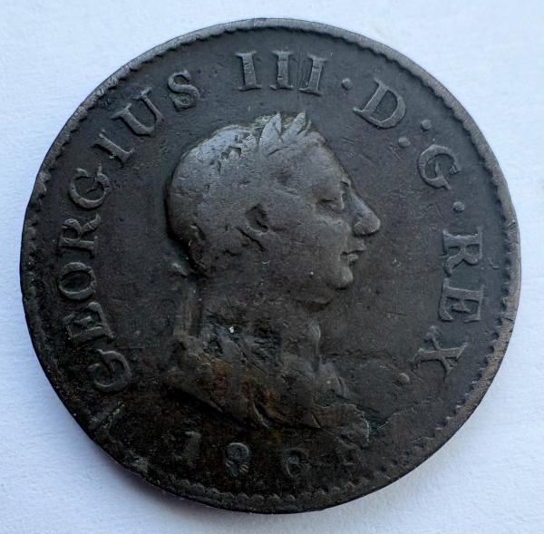 Didžioji Britanija 1 farthing 1807