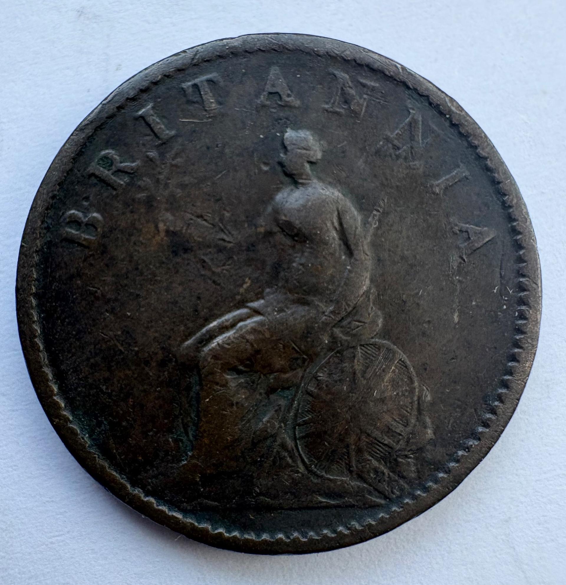 Didžioji Britanija 1 farthing 1807