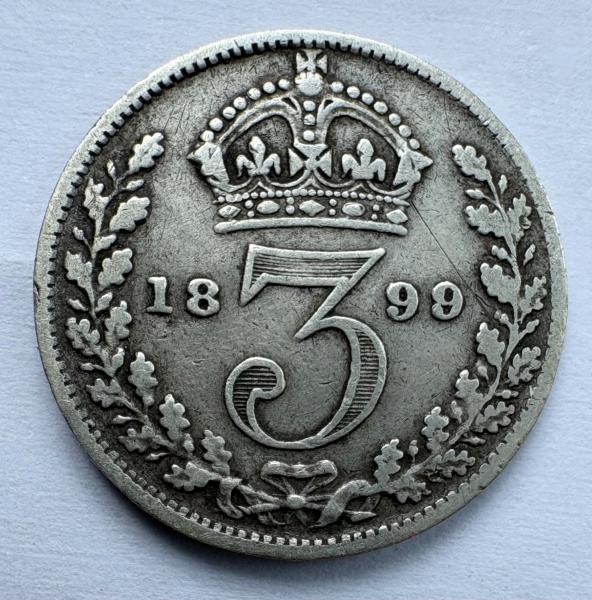 Kupčius aukcionas - Didžioji Britanija 3 p 1899
