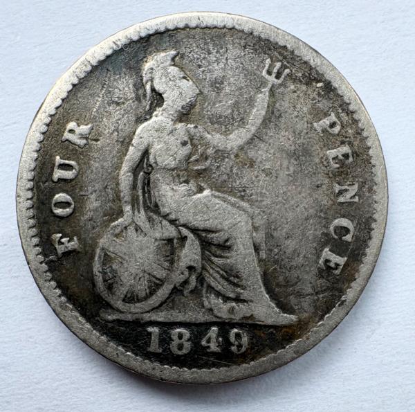 Didžioji Britanija 4 p 1849 reta