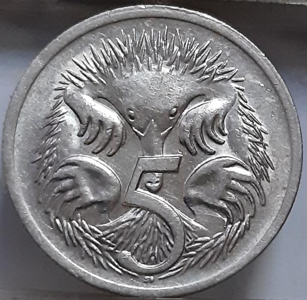 Australija 5 centai 1971 KM#64 (7369)