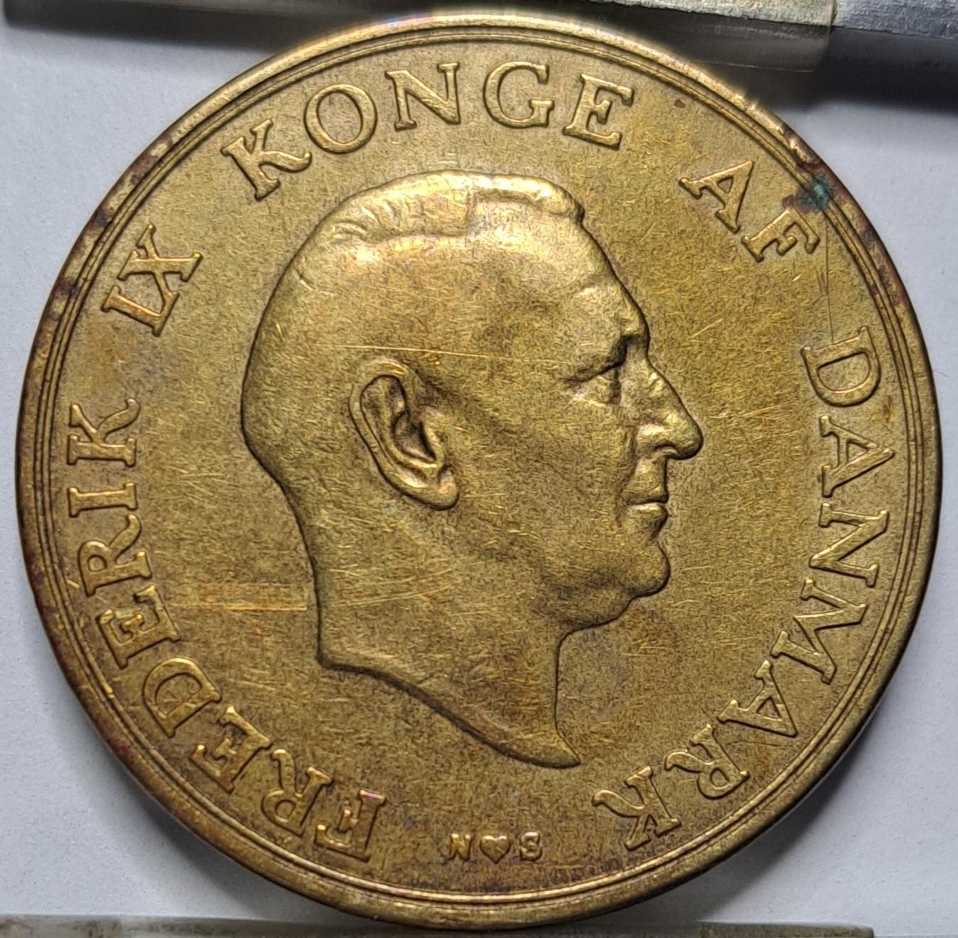 Danija 2 kronos 1952 KM#838 (6698)
