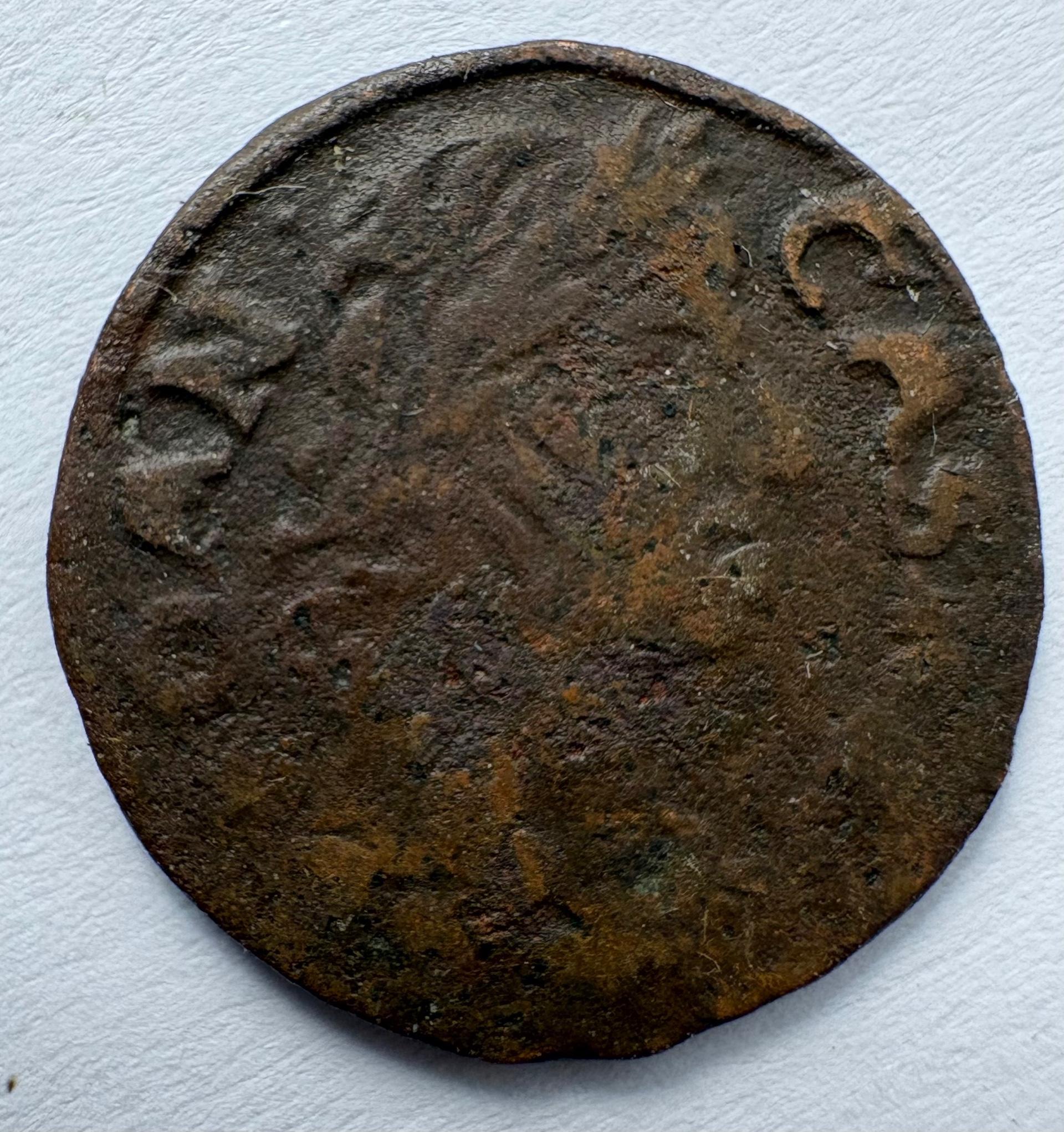 Jono  Kazimiero 1666 šilingas su elniu