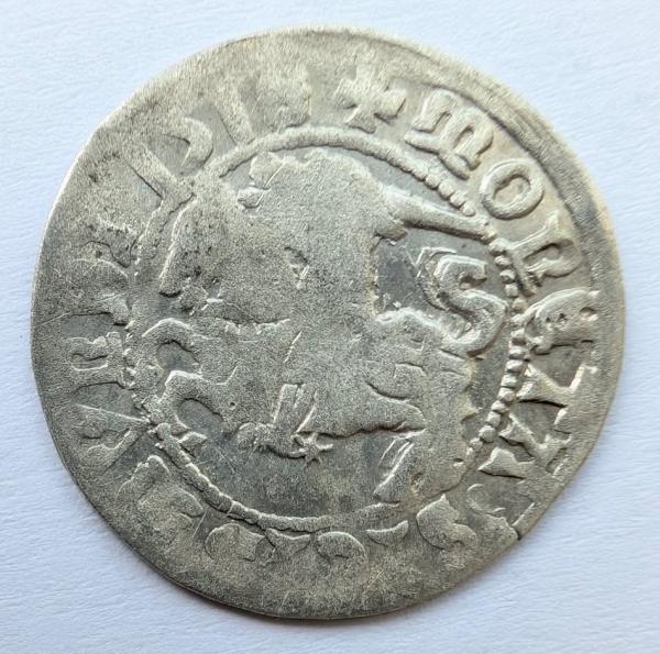 Kupčius aukcionas - Žygimanto Senojo 1518 pusgrašis 