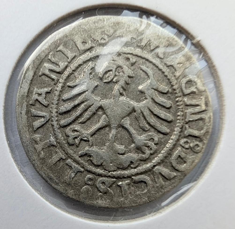 Žygimanto Senojo 1522 pusgrašis 