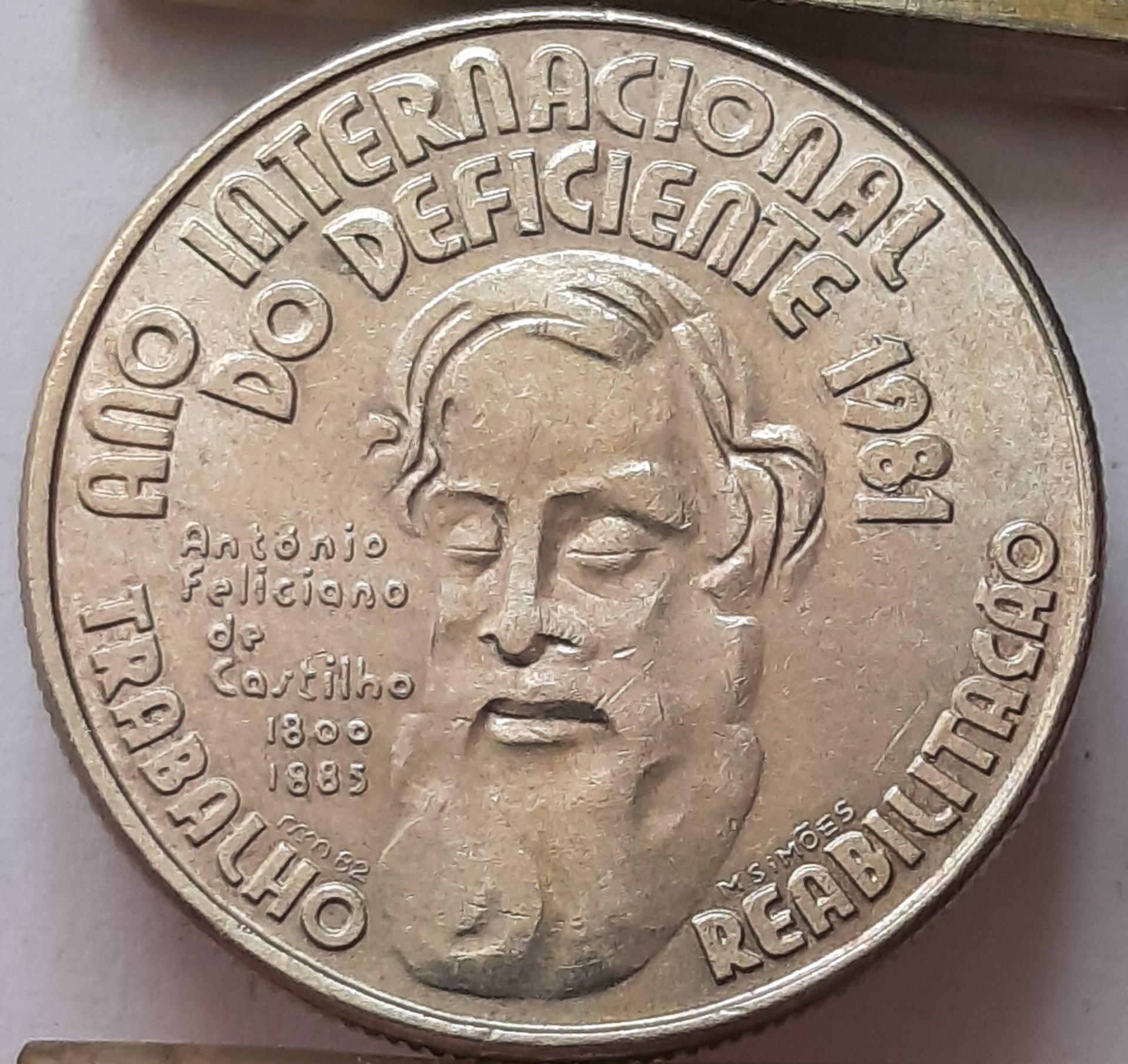 Portugalija 25 Eskudos 1981 KM#624 proginė (B96)