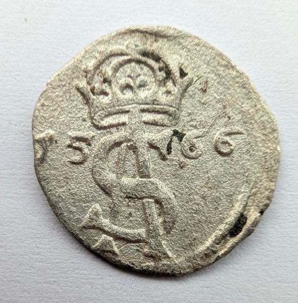 Kupčius aukcionas - Žygimanto Augusto 1566 dvidenaris