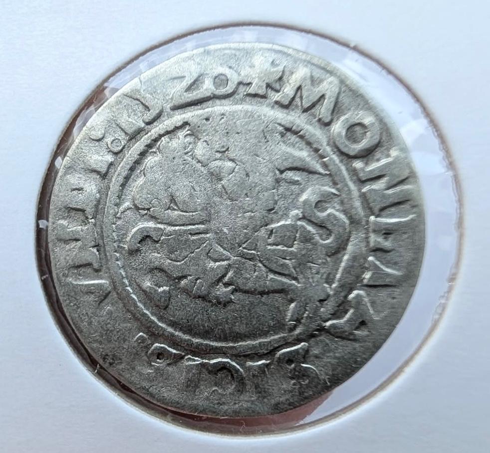 Žygimanto Senojo 1526 pusgrašis 