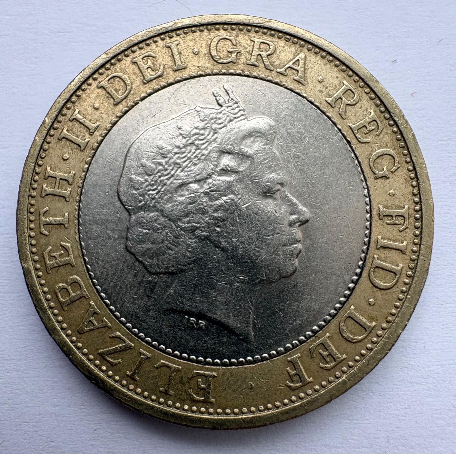 Didžioji Britanija 2 svarai 2001