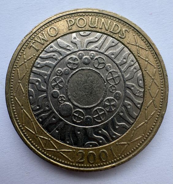 Didžioji Britanija 2 svarai 2001