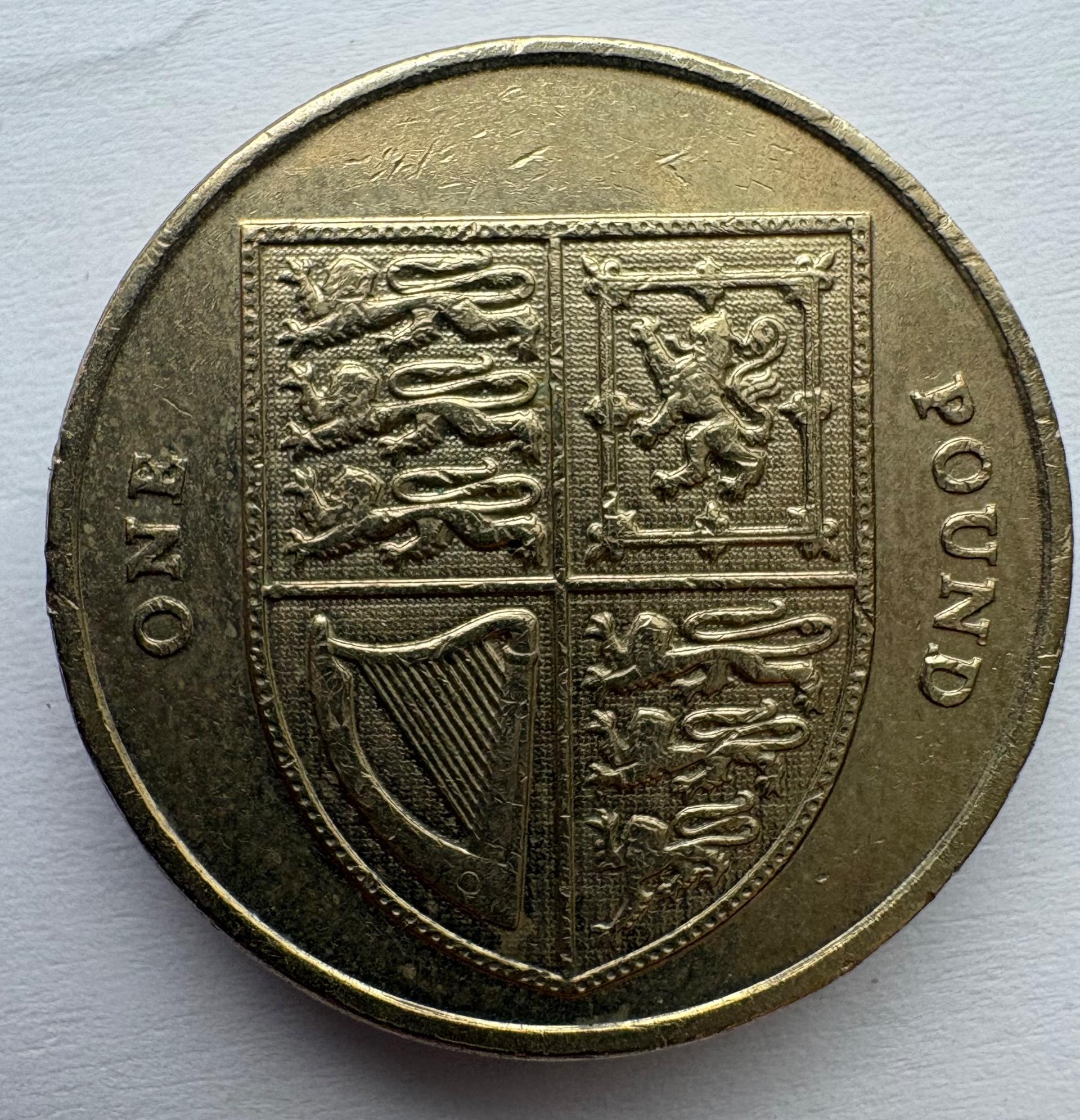 Didžioji Britanija 1 svaras 2010