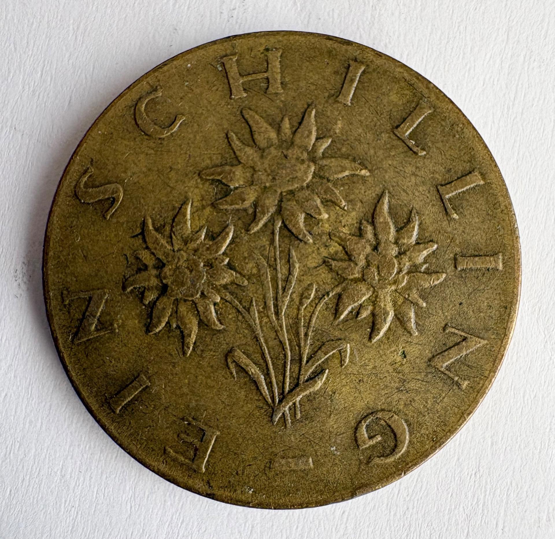 Austrija1 šilingas 1968