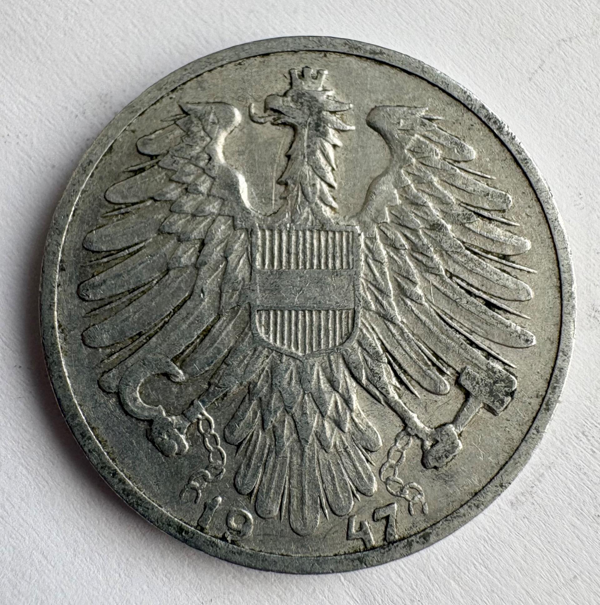 Austrija 1 šilingas 1947