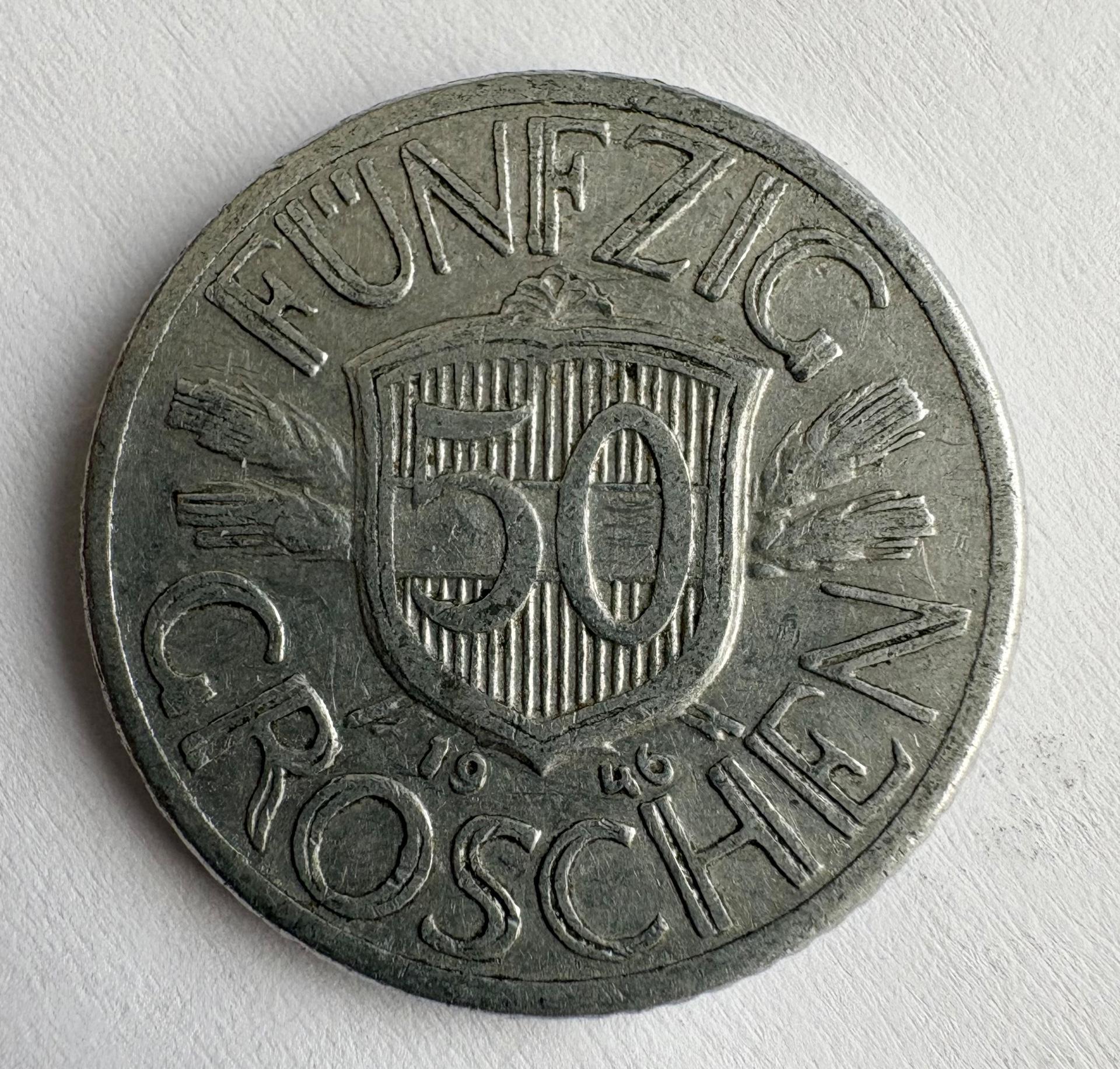 Austrija 50 gr 1946