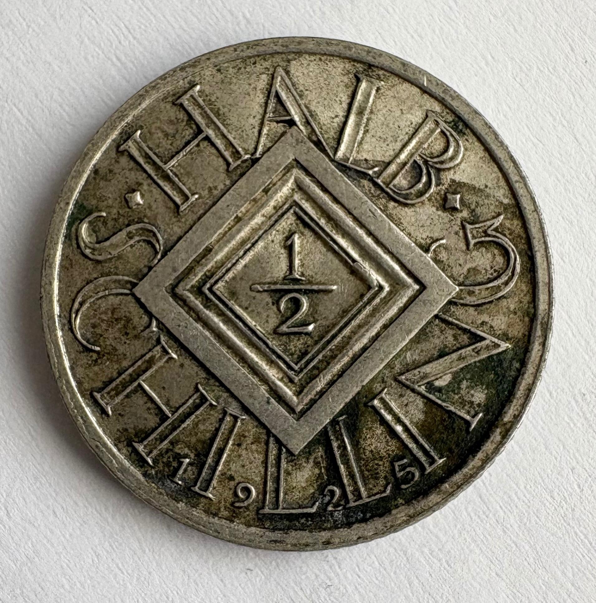 Austrija 1/2 šilingo 1925