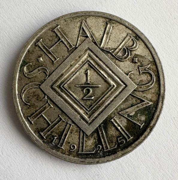Austrija 1/2 šilingo 1925