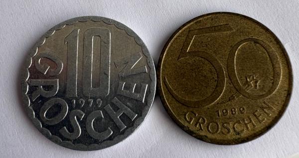 Austrija 10-50 gr 