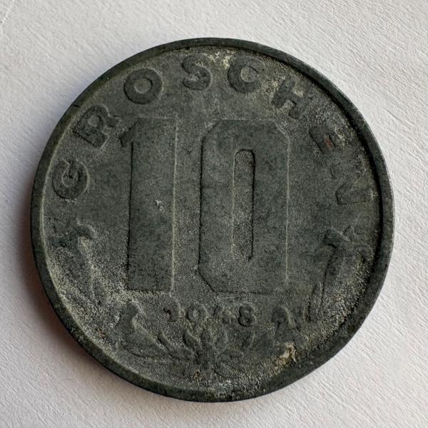 Austrija 10 gr 1948