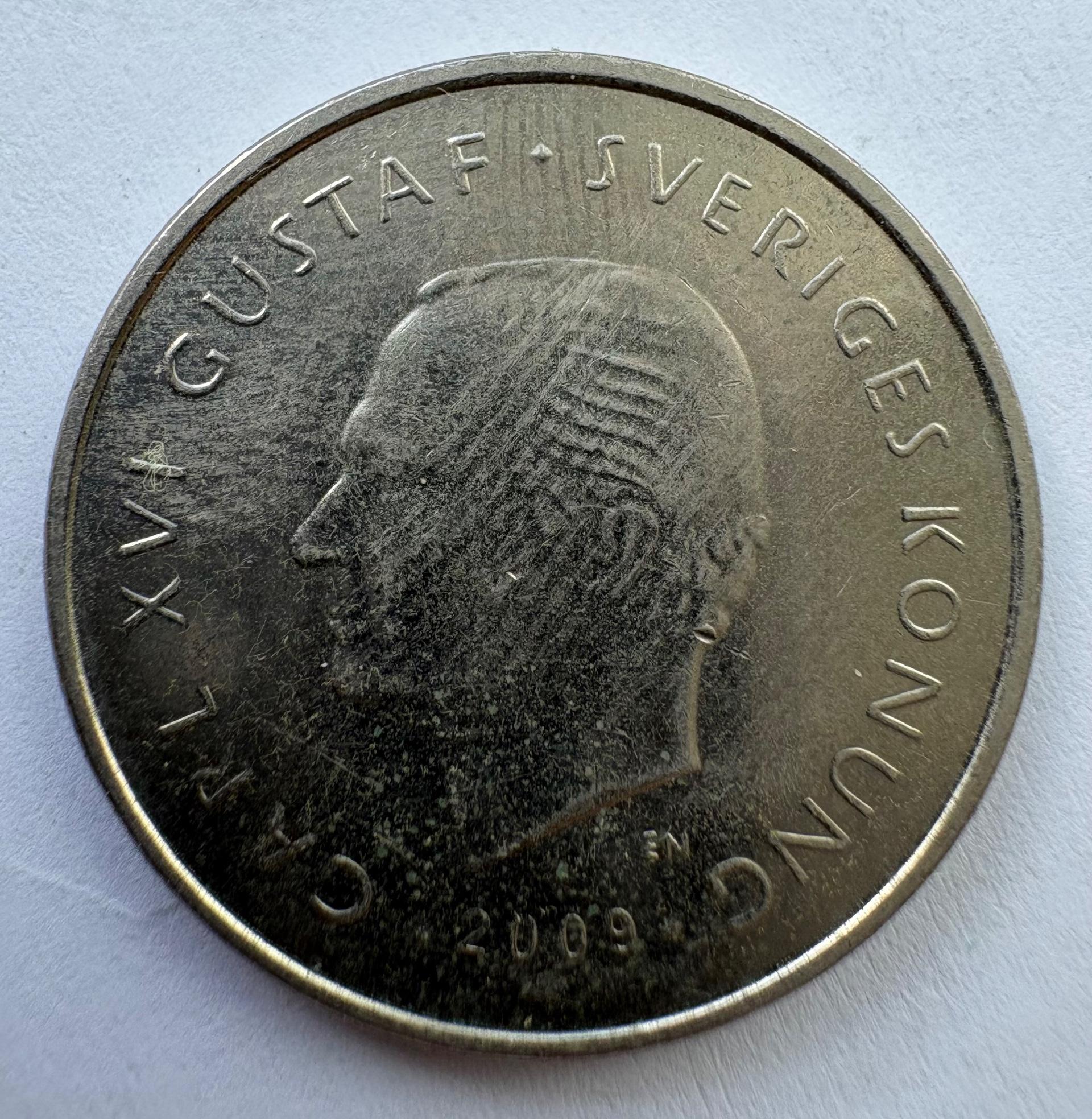 Švedija 1 kroną 2009