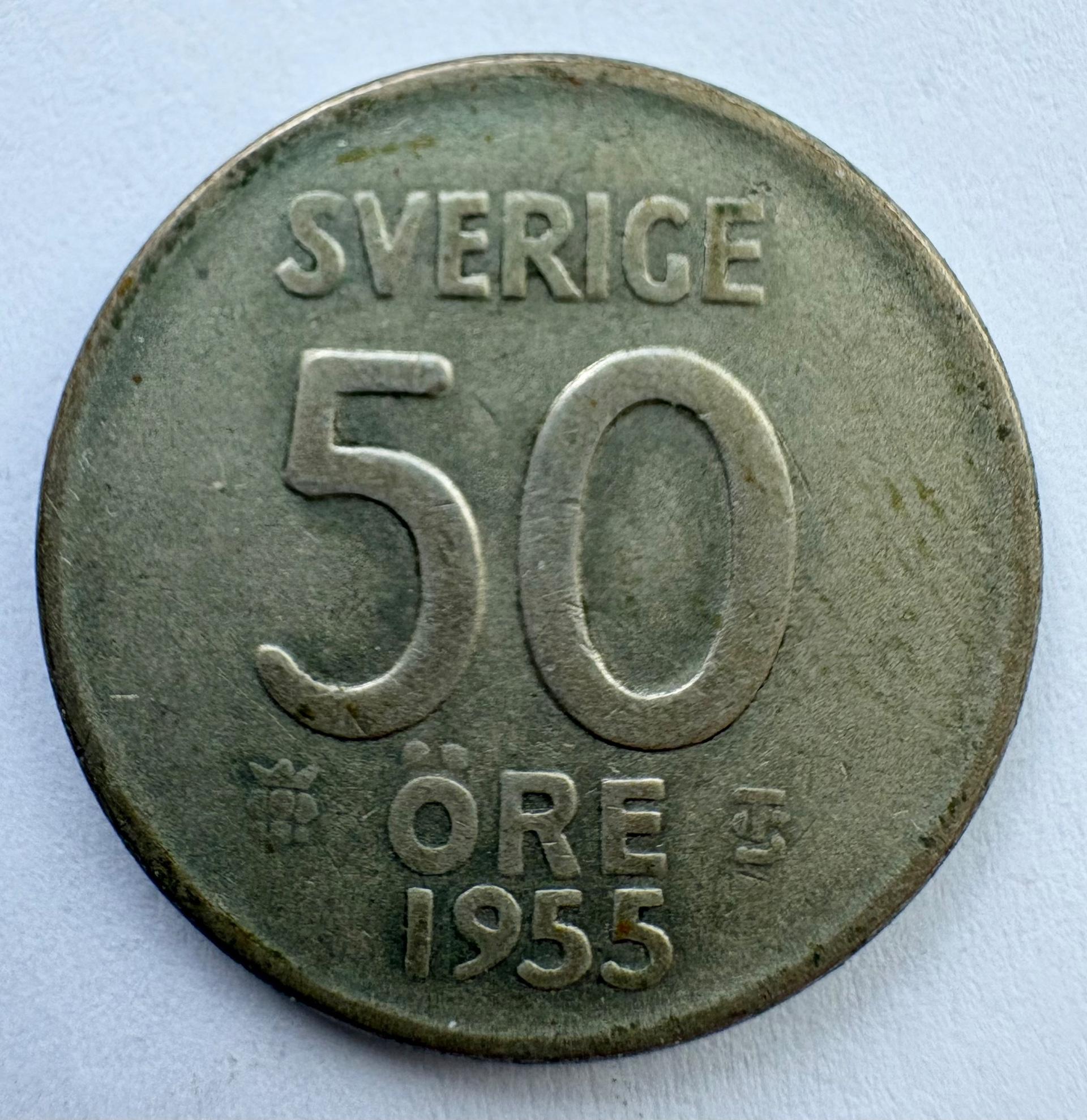 Švedija 50 ore 1955