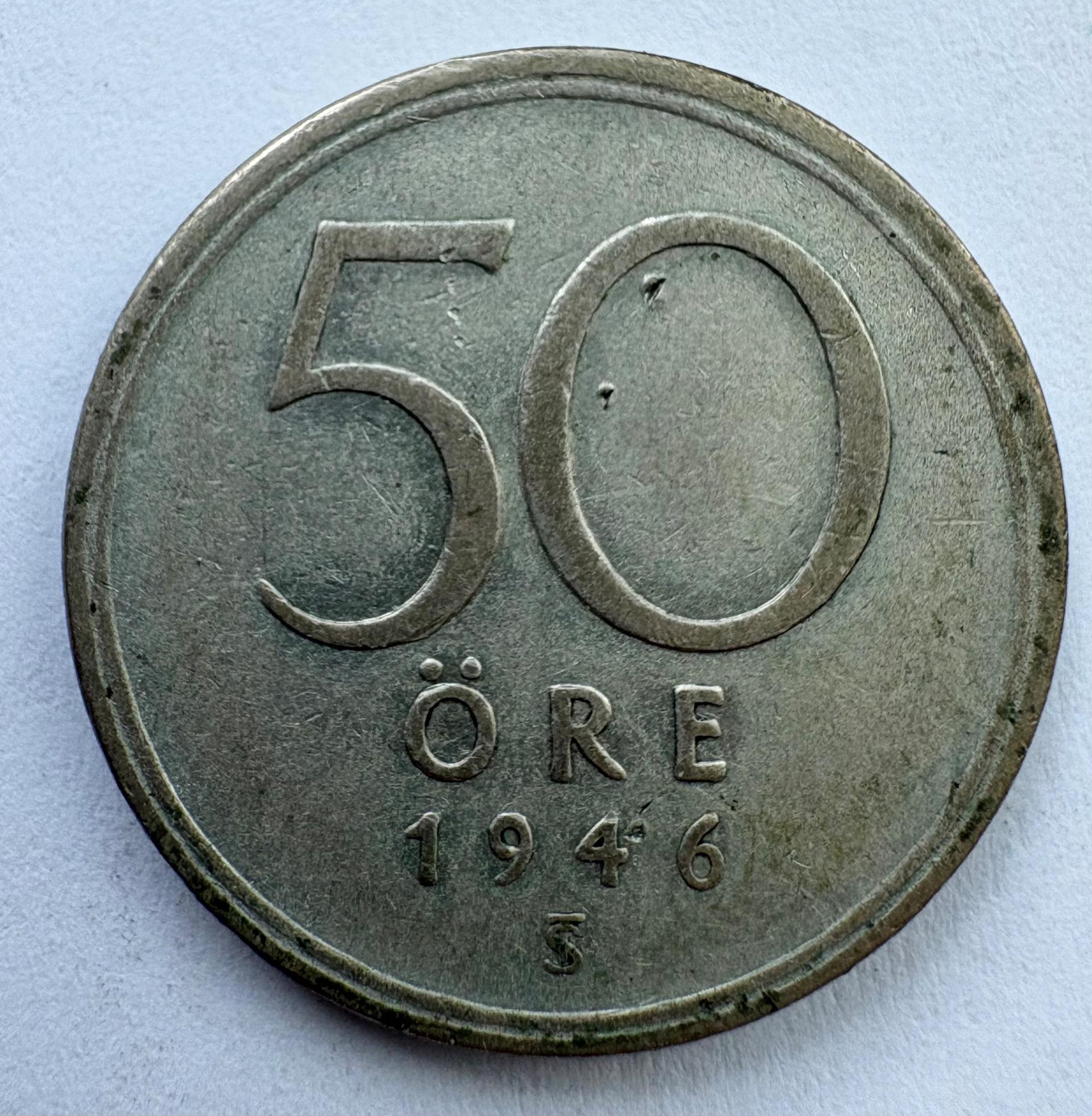 Švedija 50 ore 1946