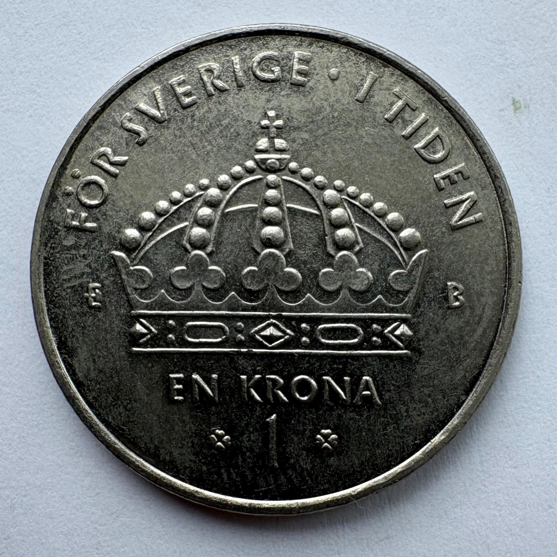Švedija 1 kroną 2002