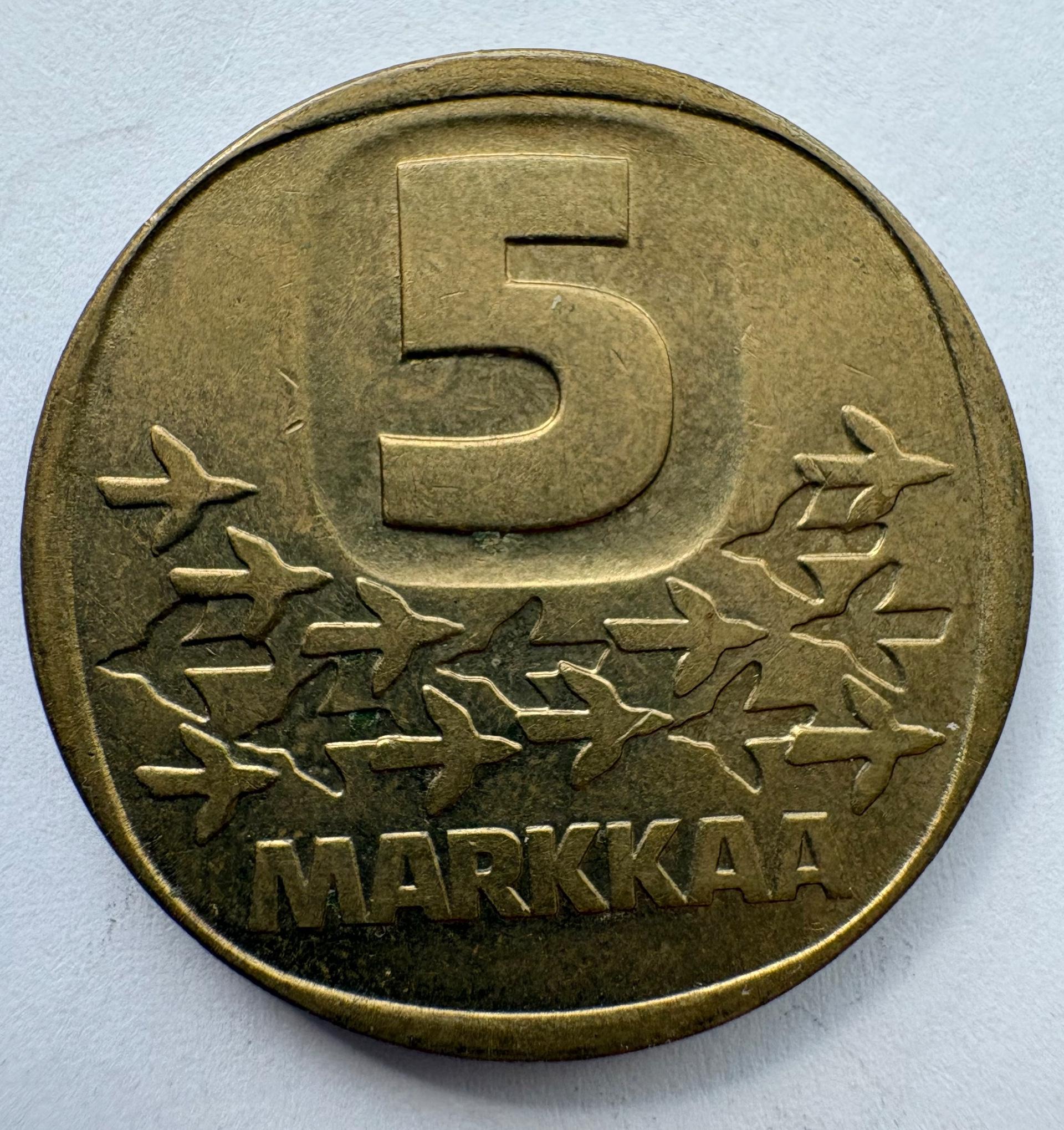 Suomija 5 markės 1979