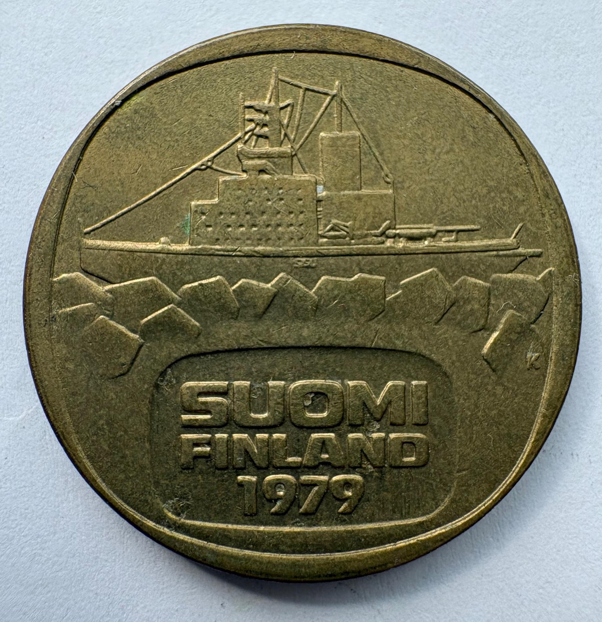 Suomija 5 markės 1979