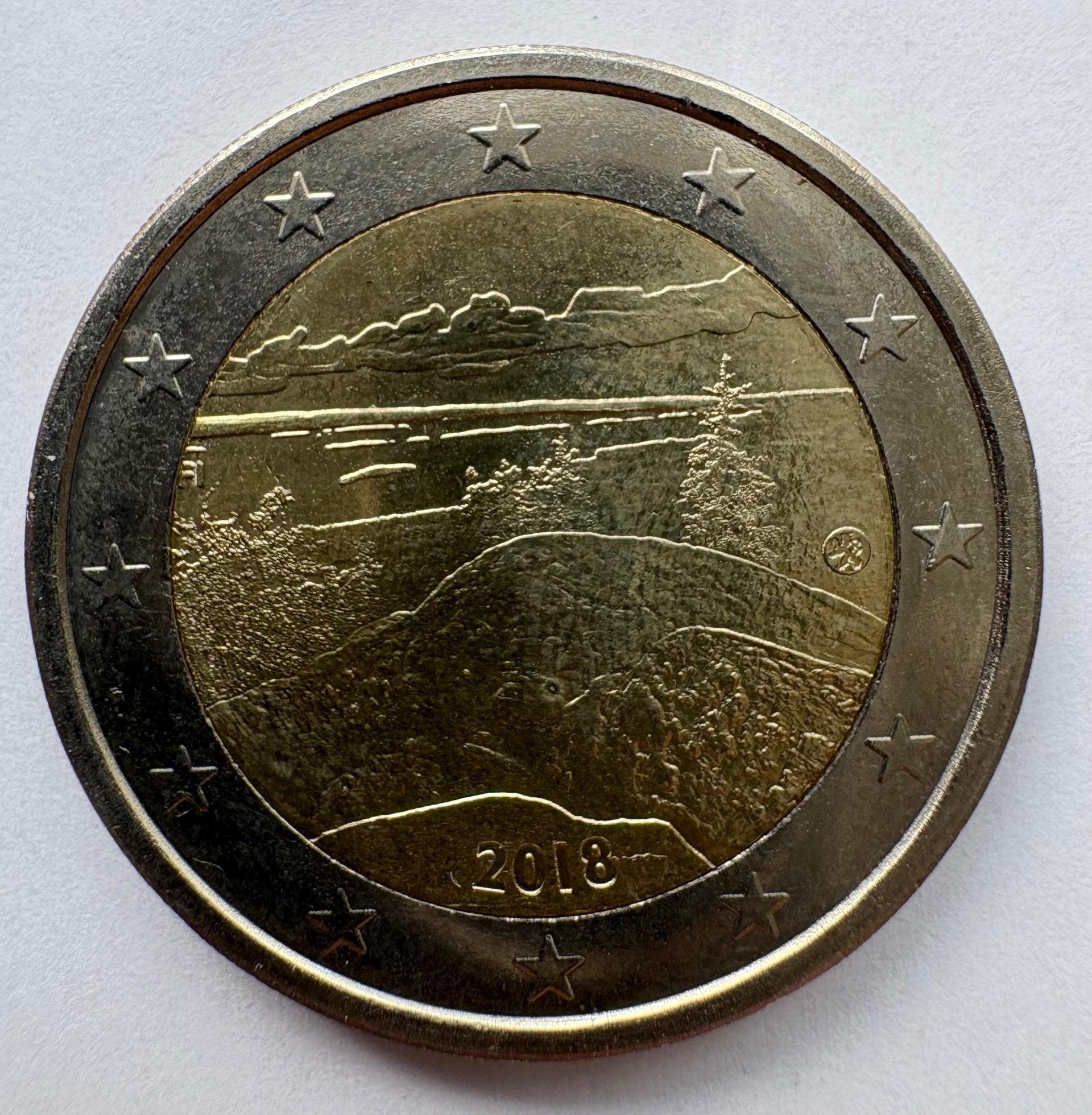 Suomija 2€ 2018