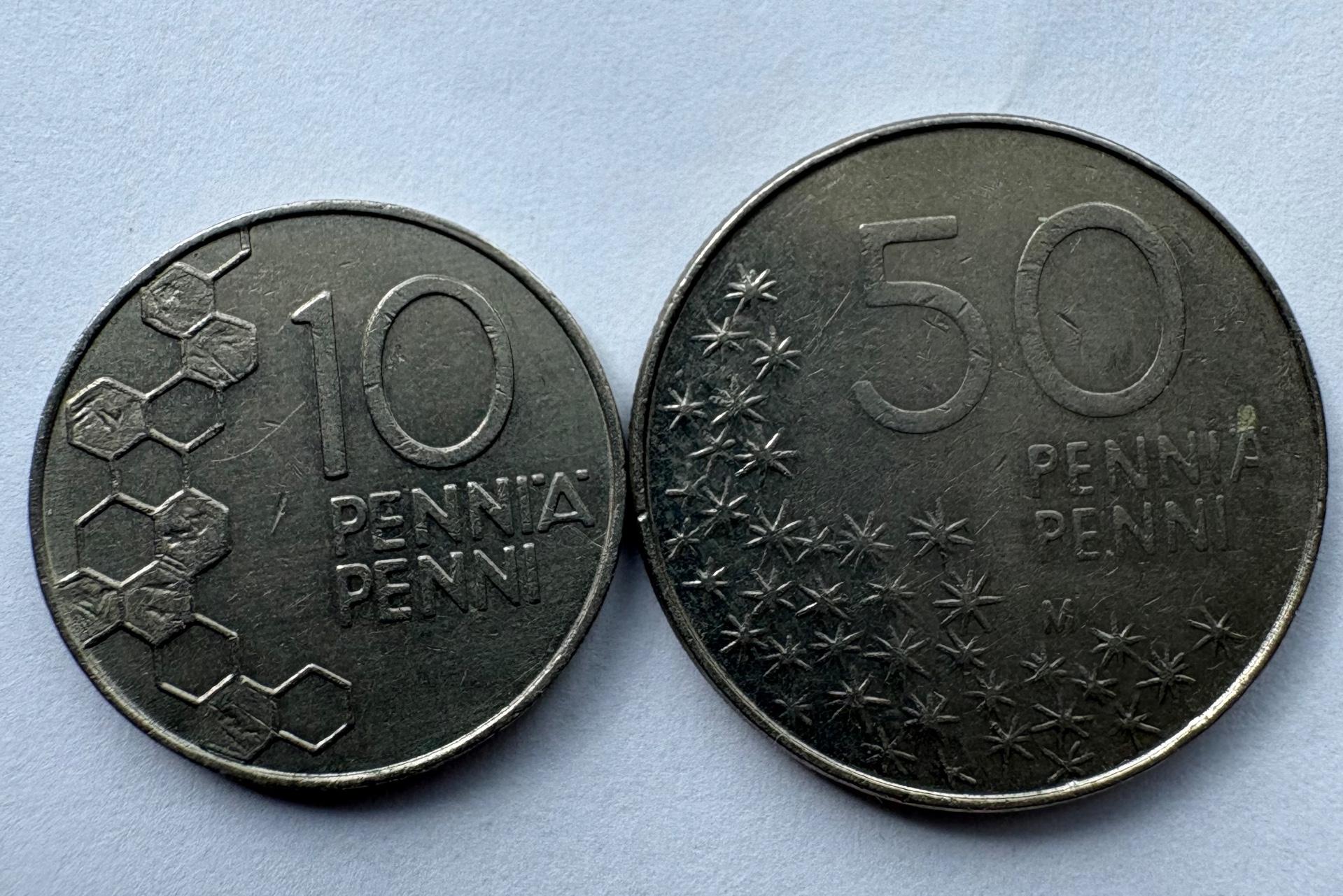 Suomija 10-50 p
