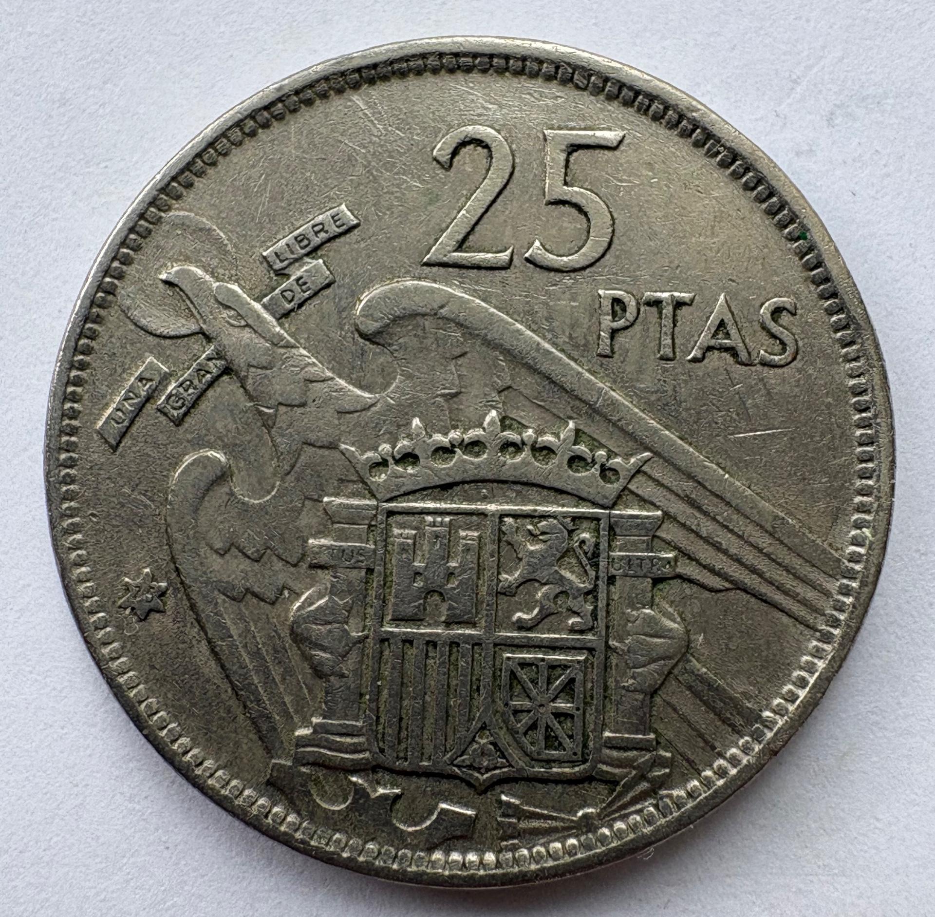 Ispanija 25 p 1957