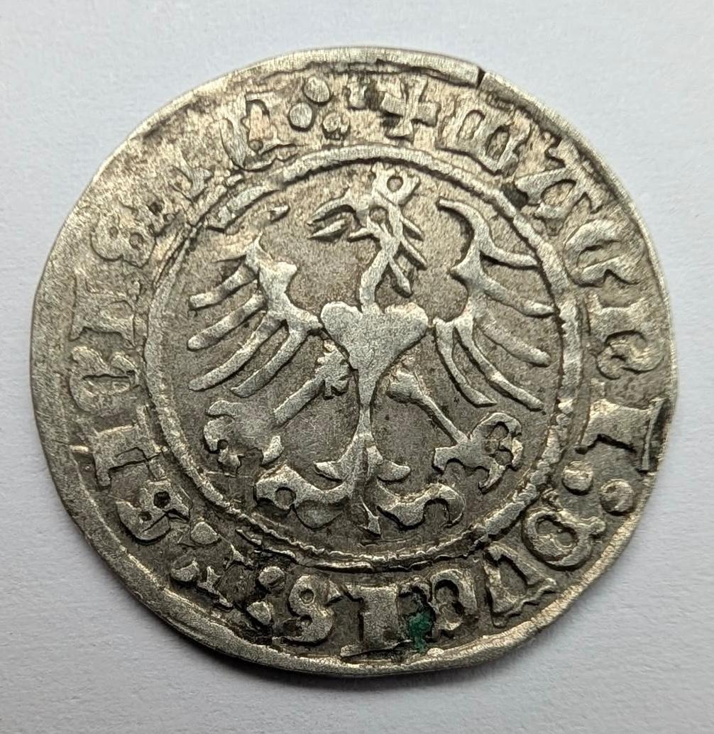 Žygimanto Senojo 1514 pusgrašis 