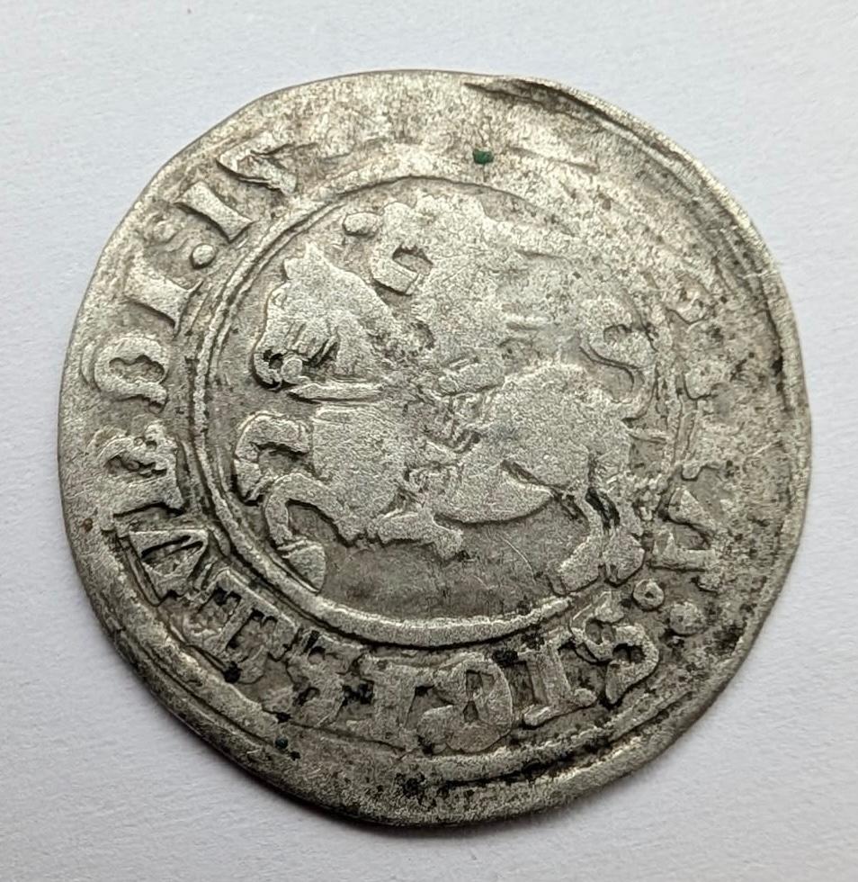 Žygimanto Senojo 1509 pusgrašis 